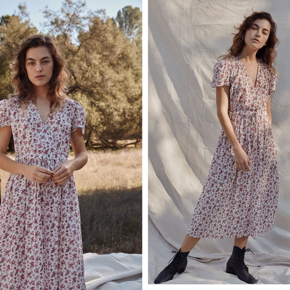 Christy Dawn - Dawn Dress Rhubarb Spray - Picture 2 of 8